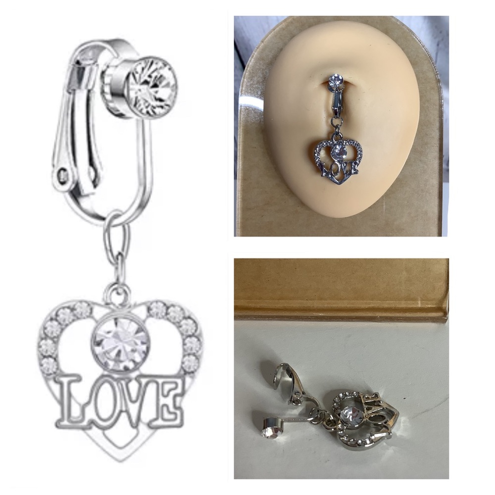 Clip-On Belly Button Ring